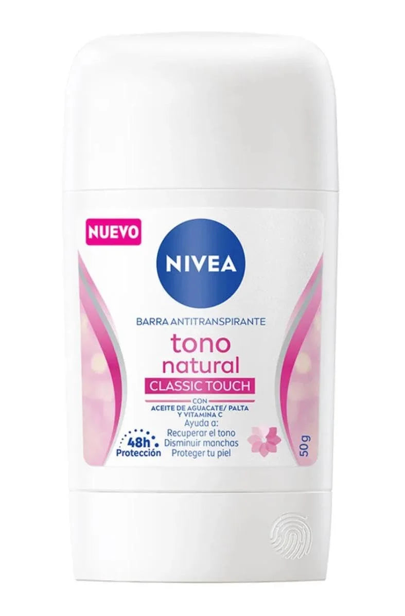 Nivea Women Deodorant Stick Classic Touch 1.76 oz (50 g) – 48H Odor Protection – Pack of 3