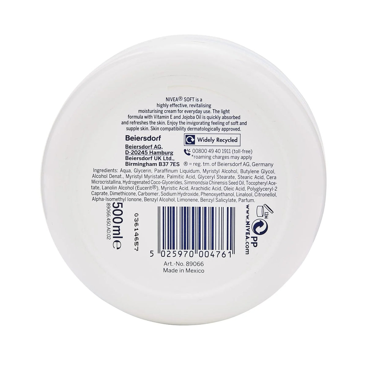 Nivea Soft Light Moisturising Cream | 300ml/10.14 Fl Oz (Pack of 1)
