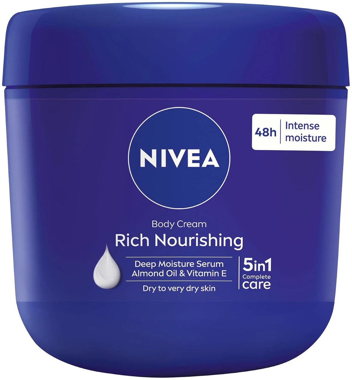 Nivea Rich Nourishing Body Cream Dry Skin Almond Oil 400 ml