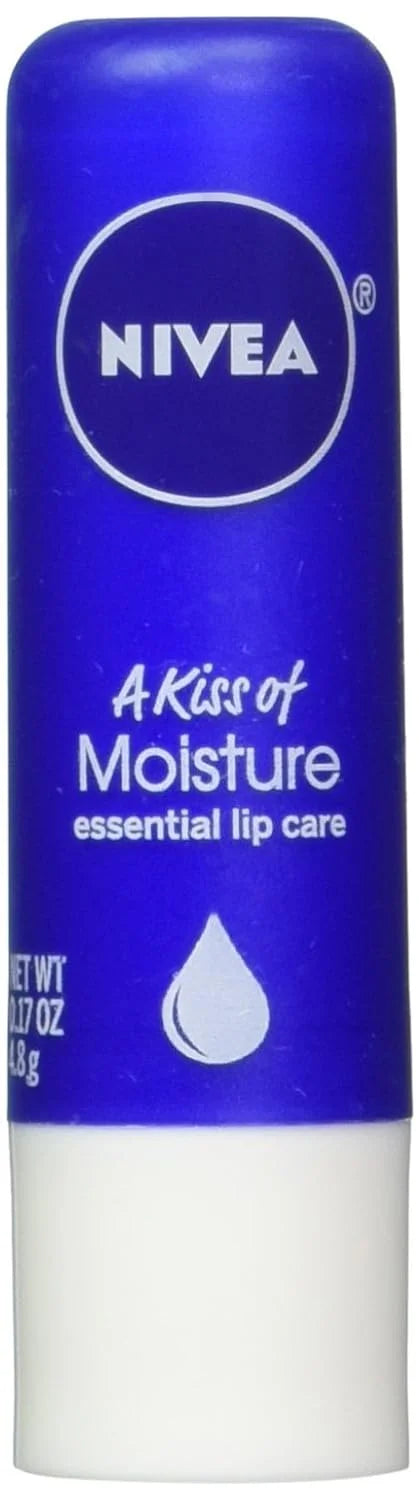 Nivea Lip Care A Kiss of Moisture Stick, 2 Pack