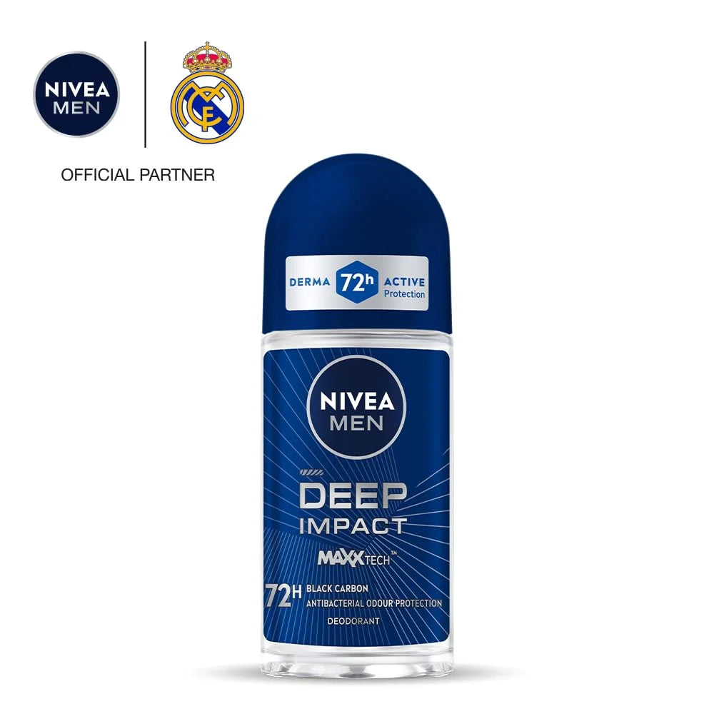 NIVEA MEN Deep Impact Freshness Deodorant Roll-on - For MEN, 50ml