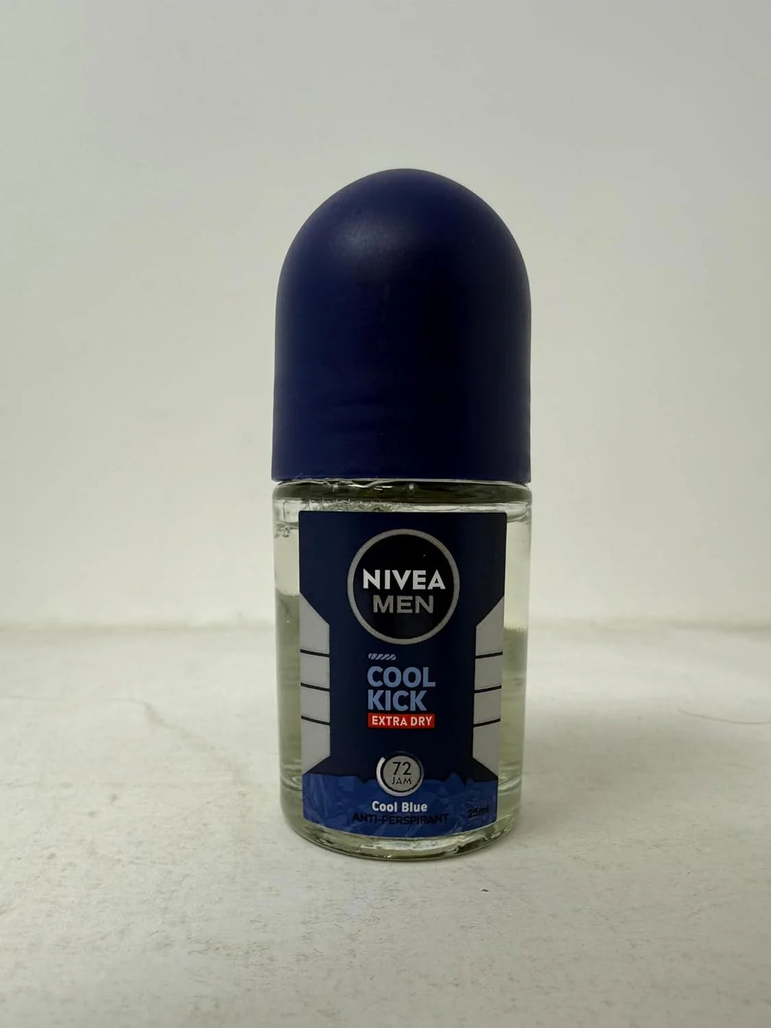 NIVEA Men Cool Kick Anti-Perspirant Roll-On Deodorant 25ml – 72 Hour Sweat & Odor Protection, Refreshing Cool Formula with Masculine Scent, Skin Comfort, Quick Dry, Long-Lasting Freshness, 6 Pack